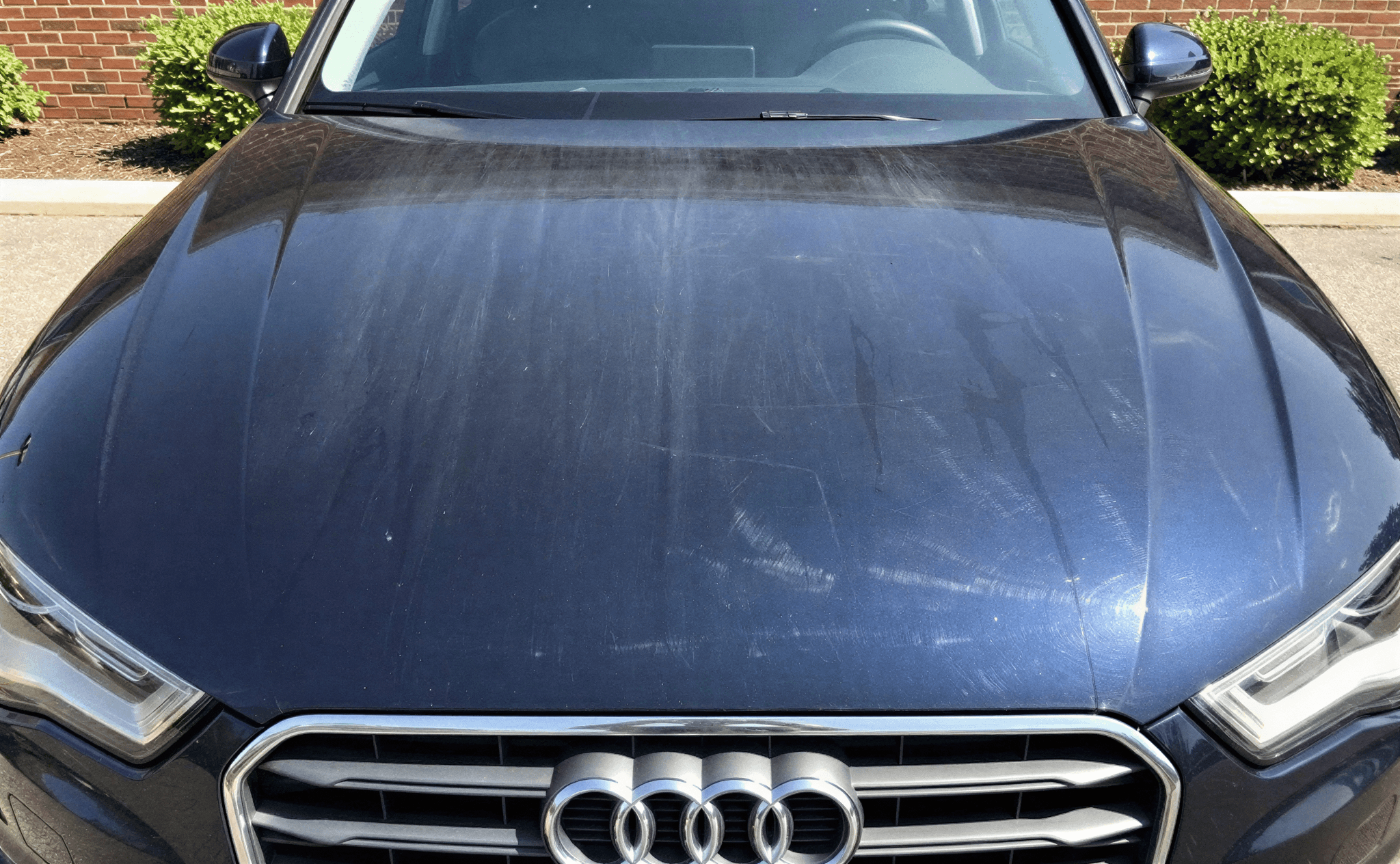 Multi-stage paint correction - before